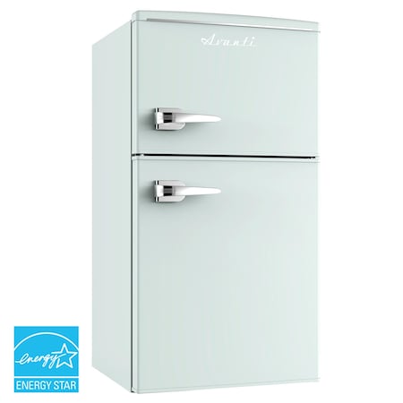 Avanti Avanti 3.0 cu. ftRetroCompact Refrigerator, Seafoam Green RMRT30X7G-IS